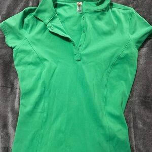 Cute bright green golf dress